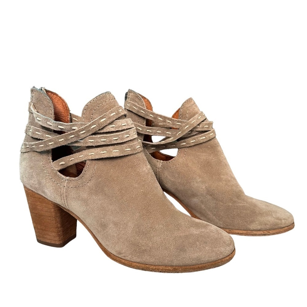 Frye | Naomi Pickstitch Shootie Ash Ankle Booties Size 6